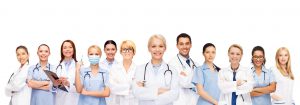 team or group of doctors and nurses